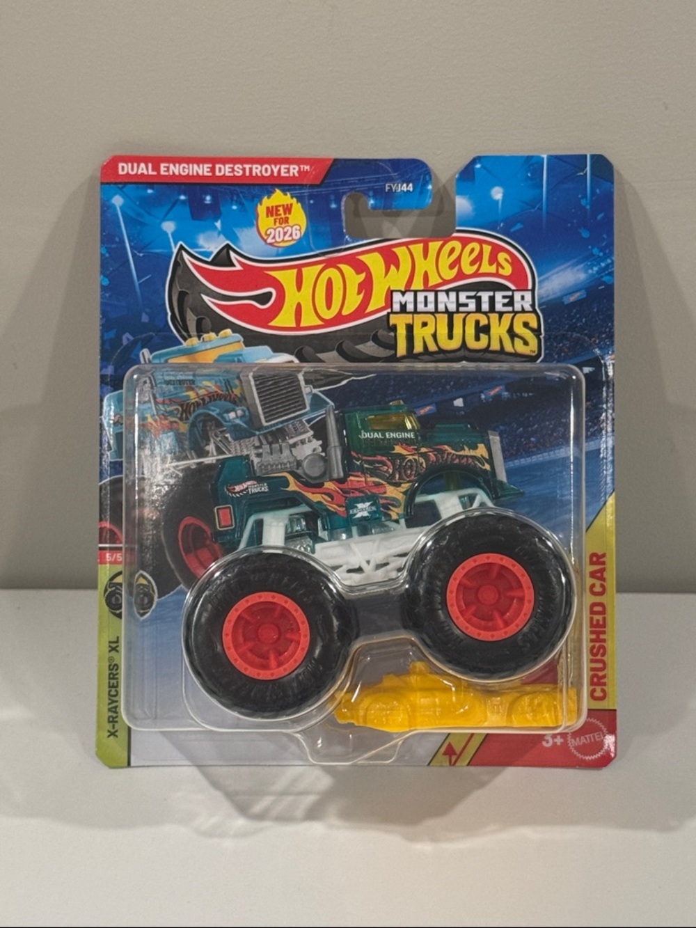 Hot Wheels Monster Truck Dual Engine Destroyer 2026 X-Raycers XL 5/5 NIB 1:64